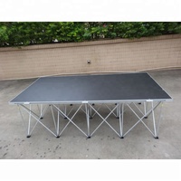 Scènes événementielles portables de haute qualité faciles à installer, plateformes de scène en aluminium pour concerts en plein air