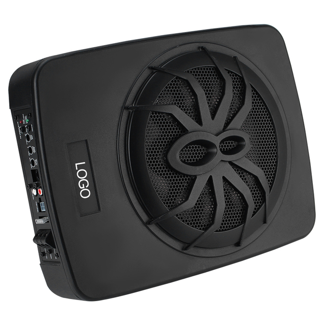 Professional High Quality Shallow Subwoofer Under Seat 6-layers Car Bass Slim Active Subwoofer 10 Inch