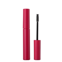 Vente en gros de tubes de mascara en plastique de 4ml avec pinceau personnalisé flacon vide pour sourcils rond rose rose