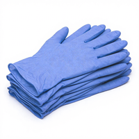 Gants en nitrile jetables sans poudre, sans latex, avec logo personnalisé, pour examen médical
