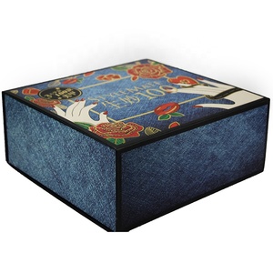 Tùy Chỉnh Bao Bì & In Ấn Dịch Vụ Nhỏ Cứng Nhắc Tông Vali Hình Hộp Quà Tặng Với Nam Châm Đóng Cửa Và Ribbon Xử Lý - Product Image 6