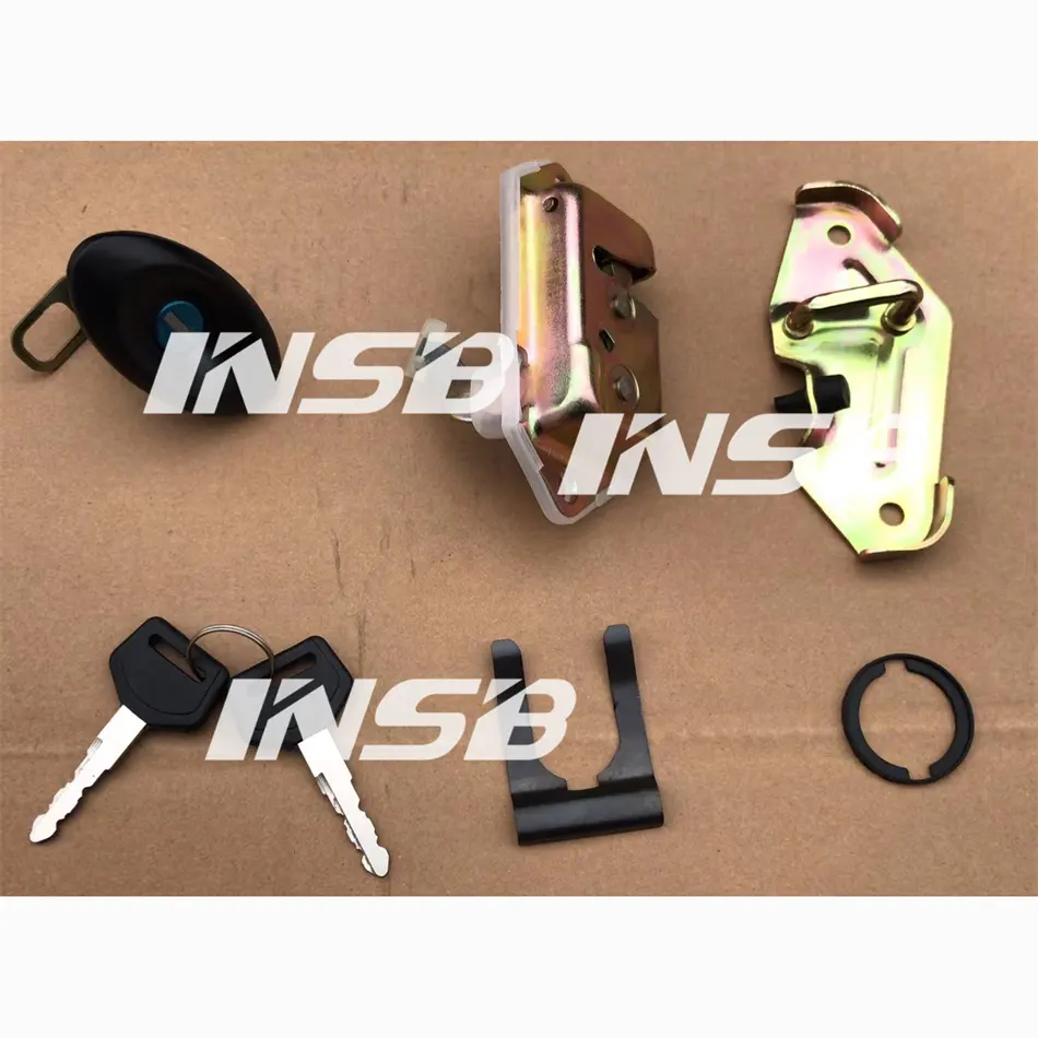 Bus Rear Door Lock Set 6pcs Back Door Lock Set Assembly for Toyota Coaster Bus Spare Parts INSB17-089