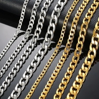 Collier ras du cou à chaîne cubain Miami torsadé épais personnalisé Collier en acier inoxydable PVD or 18K Chaîne en corde à maillons serpent Figaro pour hommes et femmes