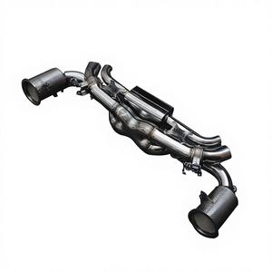 Système d'échappement Catback à soupapes en acier inoxydable poli miroir 1,5 mm Vortex pour Porsche 992 3.0T 2019-2025 Installation facile - Product Image 1