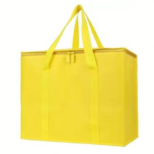 Bolsa Térmica Moderna de Gran Capacidad, Aislada, de Tela No Tejida, con Cierre de Cremallera, Panel Solar, Impermeable, para Entrega de Alimentos y Camping - Product Image 4