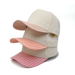 Màu hồng thêu logo Crochet người đàn ông Snapback cổ điển ngắn vành USA Canada hai giai điệu Mũ bóng chày - Product Image 1