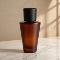 Bouteilles de luxe pour diffuseurs à bâtonnets, flacons en verre ambré transparent de haute qualité pour parfums et machines d'aromathérapie
