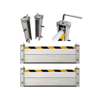 Barrière anti-inondation amovible en aluminium, barrière modulaire contre l'eau, système de contrôle des inondations robuste pour porte de garage, entrepôt