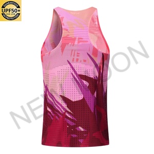 Chaleco Deportivo Informal Personalizado de Verano para Hombre, para Correr Maratones, 100% Poliéster Sublimado, con Logotipo Personalizado - Product Image 3