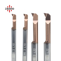 ZANHO carbure de tungstène alésage Cutter haute qualité PVD revêtement H6 précision droite CNC tour trou profond usinage TiSlN alésage