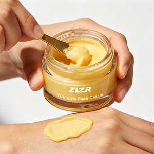 Skin Care Private Label Organic Skin Care Acne Wrinkle Dark Spot Moisturizer Bleaching Turmeric <b>Face</b> Cream Vitamin C Hyaluronic - Product Image 5