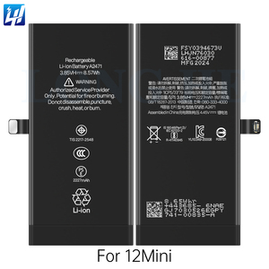 Nouvelle mise à niveau KM <span class=keywords><strong>batterie</strong></span> pour <span class=keywords><strong>iPhone</strong></span> 100% santé résoudre Popup réparation téléphone <span class=keywords><strong>batterie</strong></span> pour <span class=keywords><strong>iPhone</strong></span> <span class=keywords><strong>12</strong></span> Mini <span class=keywords><strong>batterie</strong></span> - Product Image 2