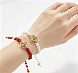 LC202604105 สร้อยข้อมือเชือกถักแบบปรับได้พร้อมจี้ต้นไม้แห่งชีวิตสำหรับผู้หญิงและผู้ชาย - Product Image 6