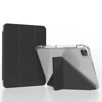 Beauty Y Fold Soft Edge Transparent Acrylique avec porte-crayon droit pour iPad pro456 12.9 pouces
