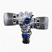 Moteur à essence bicylindre 70cc à deux temps pour accessoires de drones à aile rotative, personnalisable