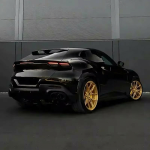 Rines Monobloque Forjados en Oro de 1 Pieza, 5x112 5x120, Compatibles con Porsche, Audi, Mercedes AMG GT, Lamborghini, Rines de Aleación de Carreras Personalizados - Product Image 4