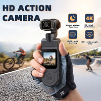 Portable Sport Camera Rotatable HD Night Vision Live 4k Action Camera Bike Pocket Camcorder 4k Vlogging Camera Action CameraX20