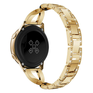 Diamantes de imitación de diamante tipo X de 20mm y 22mm para Samsung Galaxy <span class=keywords><strong>Watch</strong></span> 7 Band 41mm 45mm <span class=keywords><strong>Active</strong></span> 2 1 <span class=keywords><strong>46mm</strong></span> 42mm Correa de reloj de metal para mujer - Product Image 4