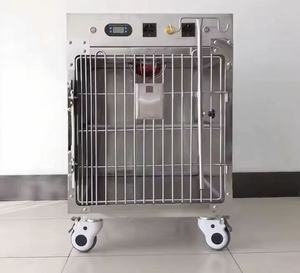 Pujia Animal ICU jaula 304 jaula de Hospital de acero inoxidable <span class=keywords><strong>Veterinaria</strong></span> mascota criadora perro incubadora <span class=keywords><strong>veterinaria</strong></span> Icu incubadora para gato - Product Image 4