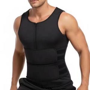 Gilet de sudation en néoprène souple de haute qualité pour hommes - Ceinture d'entraînement amincissante avec double ajustement - Product Image 1