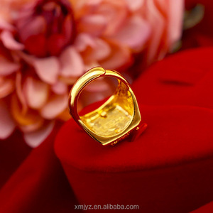 Oro alluvionale anello Drago oro spessa Boutique anello Drago ottone placcato oro uomo moda europea e americana grande Drago - Product Image 5