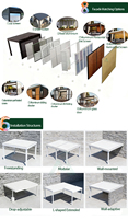Pergola bioclimatique en aluminium sur mesure ANCSEM, à fixation murale, avec lames orientables pour patio et jardin