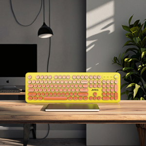 블루투스 <span class=keywords><strong>2</strong></span>.4Ghz 5 광학 데스크탑 키보드 10M 작동 거리 <span class=keywords><strong>2</strong></span> * AAA 배터리 5 백만 시간 키 라이프 플라스틱 USB 새로운 - Product Image 6