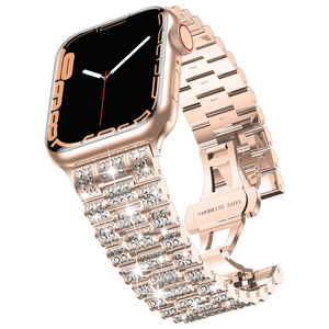 <span class=keywords><strong>Bracelet</strong></span> de luxe en diamant pour <span class=keywords><strong>femme</strong></span> pour iWatch série <span class=keywords><strong>7</strong></span> 6 SE 40/44mm 41/45mm <span class=keywords><strong>Bracelet</strong></span> de mode en métal pour <span class=keywords><strong>Apple</strong></span> <span class=keywords><strong>Watch</strong></span> Band 8 ultra 49mm - Product Image 3