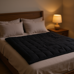 Manta de Cama Acolchada Reversible Db, Poliéster, Algodón, Fibra de Bambú, Comodidad para Todas las Estaciones, Estilo Minimalista, Rectangular, Diseño Sólido - Product Image 2