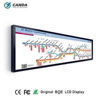 Écran LCD double face étiré, affichage numérique en bande longue, étanche, type barre, IP54 IP65 Full HD