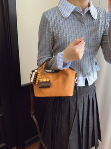 Bolso de Hombro Tipo Cubo Vintage para Mujer, Estilo 2025, con Cierre, Impermeable, Gran Capacidad, Versátil, Informal, Cruzado, a la Moda - Product Image 5