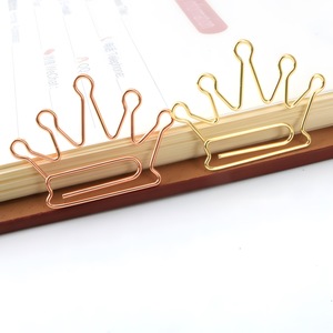 Creative Animal Shaped Paper <b>Clips</b> Metal Office Supplies 100 Pieces Per Pack Cute Bookmark Pins For School And Work - Product Image 2