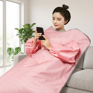 Couverture chauffante thérapeutique à infrarouge lointain à faible EMF, imperméable 35-80 ℃   Couverture de sauna en gros pour salons de beauté, spas et centres de bien-être - Product Image 1