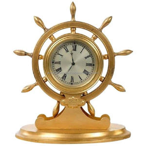 Reloj de Mesa Redondo de Madera con Acabado Chocolate Oscuro, Perfecto para Decoración del Hogar con Estilo y Opciones de Esfera Personalizadas - Product Image 4