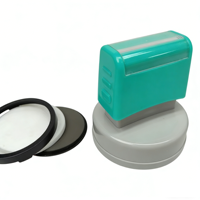 Tampon photosensible rond de 42 mm 38 mm, auto-encreur, pour usage de bureau, pré-encré