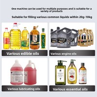 Machine de remplissage liquide CSY-L12, machine de pesage quantitative pour huile d'arachide, machine de distribution d'huile comestible, d'huile lubrifiante