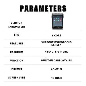 Radio para Auto de 13 Pulgadas para Ford F250 F350 2013-2016, Android 12, Pantalla Vertical, Multimedia, GPS, Navegación, Estéreo - Product Image 6