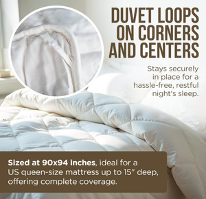 <span class=keywords><strong>Couette</strong></span> respirante et lourde <span class=keywords><strong>en</strong></span> tissu de bambou, taille Queen, mélange pur et naturel de <span class=keywords><strong>laine</strong></span> <span class=keywords><strong>d</strong></span>'<span class=keywords><strong>alpaga</strong></span> et de <span class=keywords><strong>laine</strong></span> de mouton <span class=keywords><strong>d</strong></span>'Australie - Product Image 3