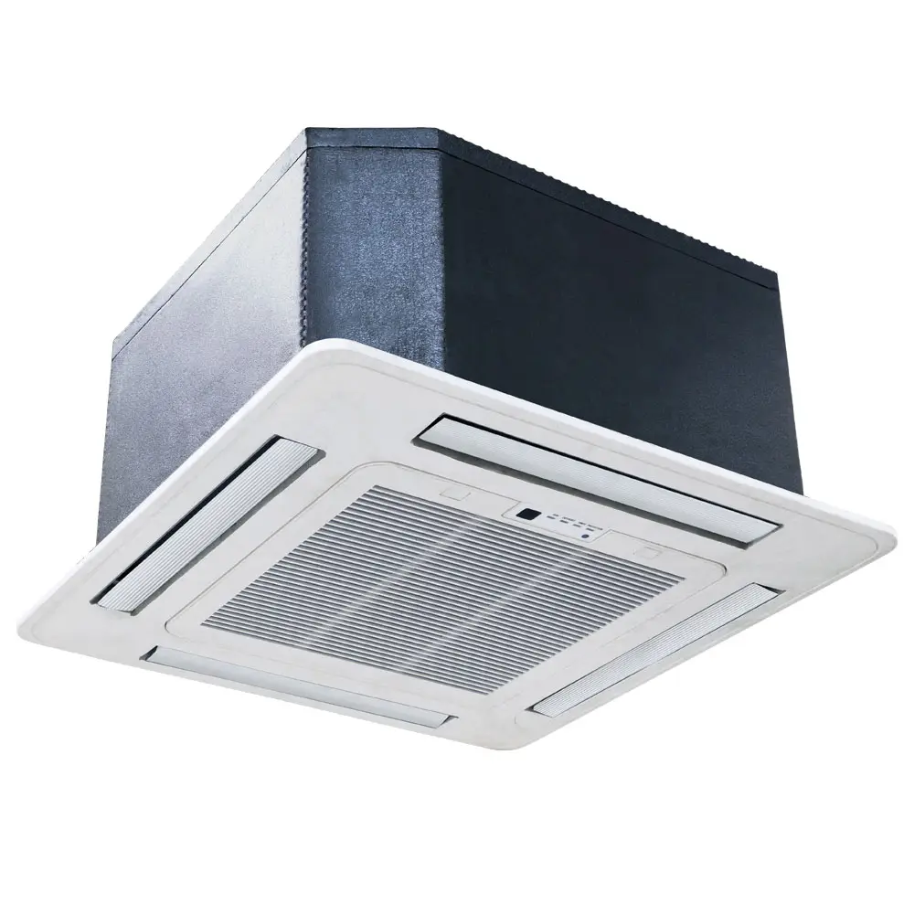 DC Inverter 220V 50Hz 60Hz Industrial Air Conditioners Terminal Air Supply 4 way Round Ceiling Cassette Water Fan Coil Unit