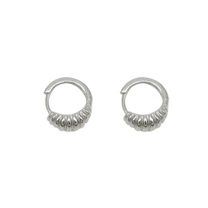 Yinruitai S925 Sterling <b>Silver</b> Hoop Earrings Women's Minimalist Geometric <b>Studs</b> For Everyday Wear - Product Image 5