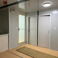 Maison conteneur de luxe extensible de 40 pieds à 3 chambres à prix abordable avec cuisine, design moderne, option bureau