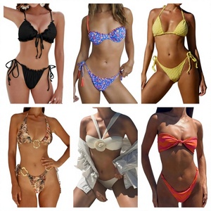 2026 New Bikini Print Set Beachwear <b>Cover</b> <b>up</b> <b>Swimwear</b> Women Sexy Beach Swimsuit Mixed Random Shipment - Product Image 1