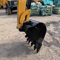 Mini-excavatrice sur chenilles Caterpillar 306E2 d'occasion, 6 tonnes, petite pelle, pompe et vérins hydrauliques CAT d'origine, faible nombre d'heures de fonctionnement
