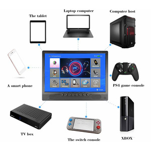 ทีวีพกพาขนาดเล็กแบบ LED LCD HDTV ชาร์จไฟได้ สำหรับใช้ในครัว พร้อมพอร์ต USB ขนาดหน้าจอ 14-20 นิ้ว - Product Image 1