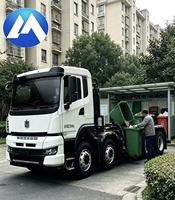 Camion benne de recyclage XGH5180ZXXL6 14t avec levage, transmission automatique 4x2, hauteur de levage 1570mm, empattement 4190mm