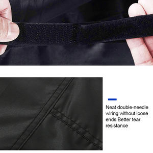 Housse de <span class=keywords><strong>moto</strong></span> <span class=keywords><strong>universelle</strong></span> avec protection solaire et pluie, installation pliable par crochet, matériau PE, housse de rangement anti-poussière - Product Image 6