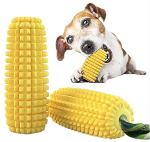 Jouet interactif pour chien en forme de corn-dog, en TPR, pour le nettoyage dentaire, avec ventouse puissante et <span class=keywords><strong>corde</strong></span> en coton - Product Image 1