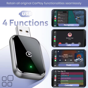 Bộ chuyển đổi không dây Carplay <span class=keywords><strong>Android</strong></span> Auto 2in1 thông minh <span class=keywords><strong>Dongle</strong></span> chơi & cắm cho KIA Linh Hồn Optima - Product Image 4