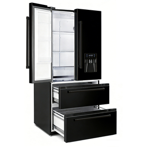 Refrigerador de Acero Inoxidable de 4 Puertas Estilo Francés, Sin Escarcha, con Enfriamiento Directo y Dispensador de Agua, Gran Capacidad, 600 Litros - Product Image 5