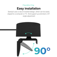 Caméra de vidéoconférence Plug and Play Autofocus avec microphone et haut-parleur